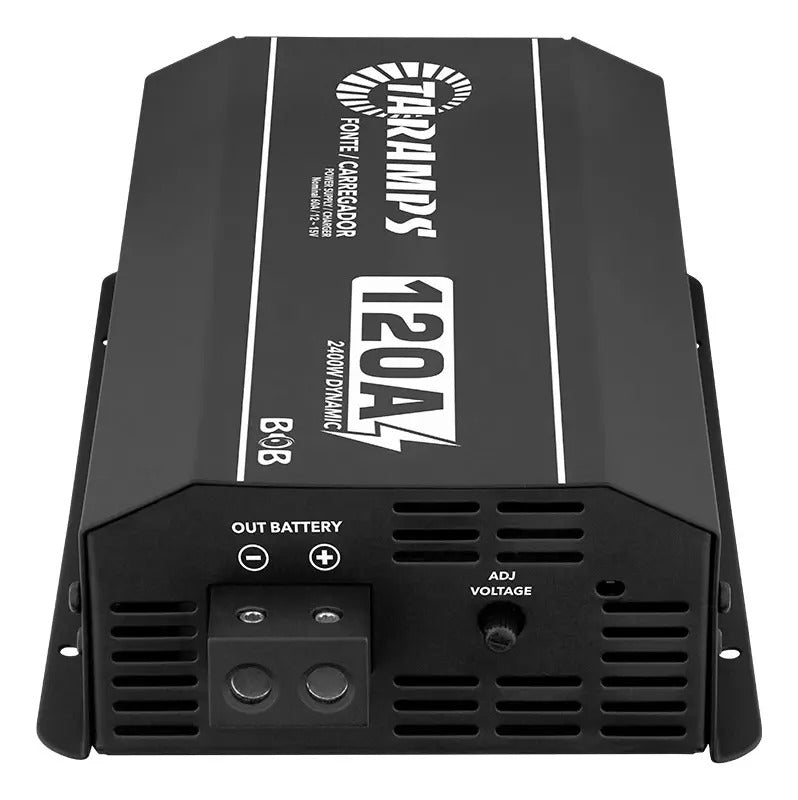 Fonte Taramps BOB 120A para Som Automotivo e Caixa Bob Bivolt