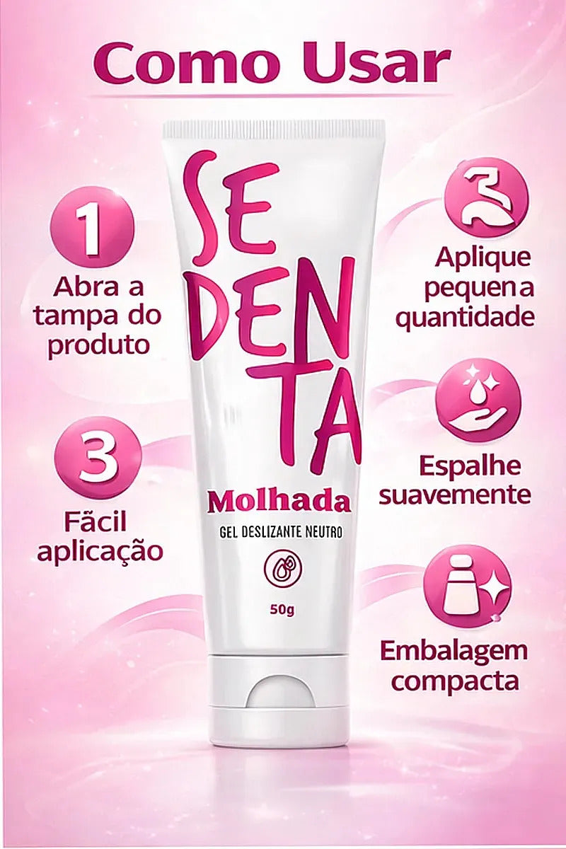 Gel Lubrificante Prazer Anal Vaginal Sedenta Molhada Beijavel Comestivel Intimo Deslizante Inove Hair Unissex Homem Mulher Facilitador Penetracao Lubrificacao Prolongada Feminino Conforto Sensacao