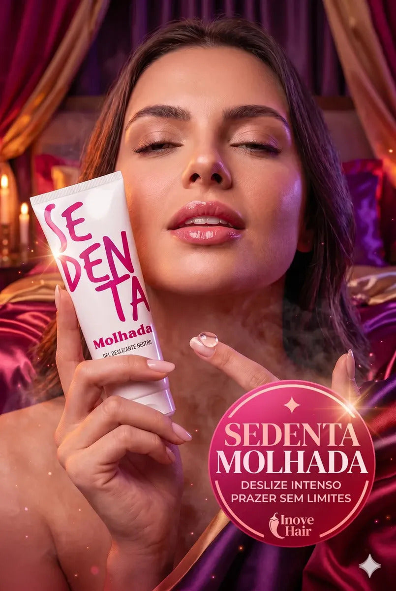 Gel Lubrificante Prazer Anal Vaginal Sedenta Molhada Beijavel Comestivel Intimo Deslizante Inove Hair Unissex Homem Mulher Facilitador Penetracao Lubrificacao Prolongada Feminino Conforto Sensacao