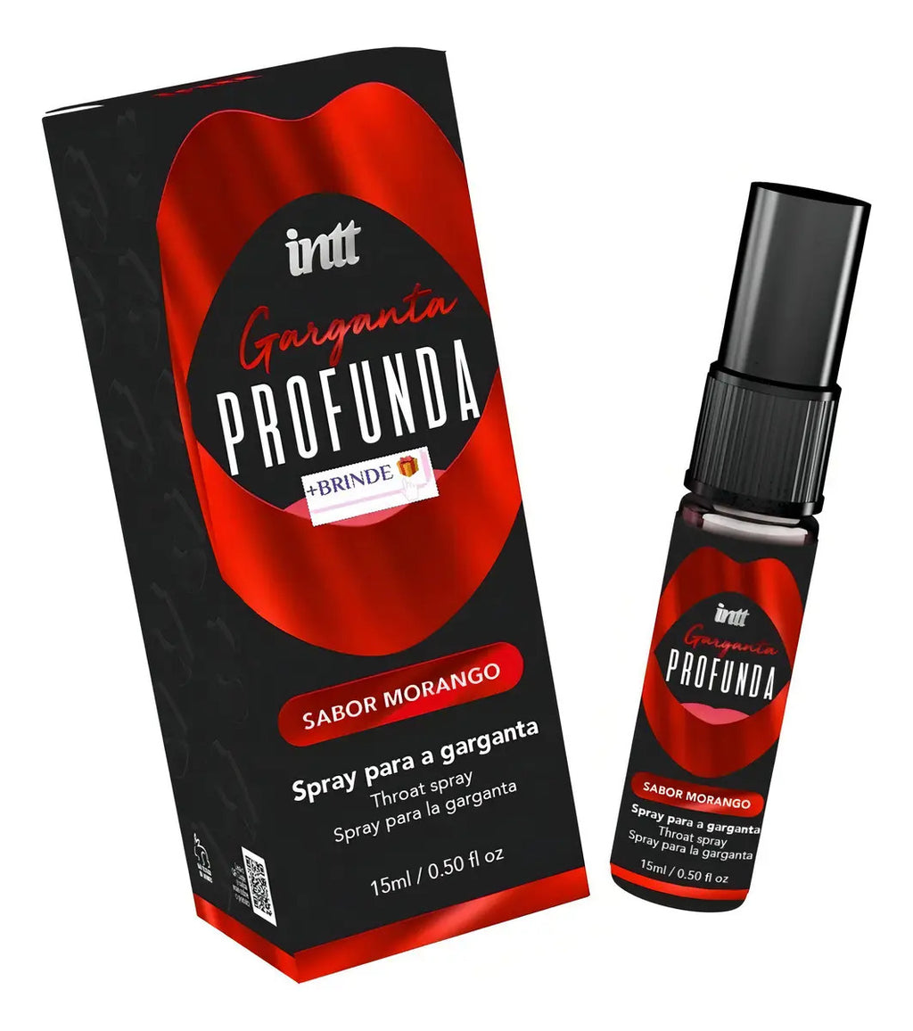 Intt Deep Throat Oral Spray – Strawberry Flavor 15ml