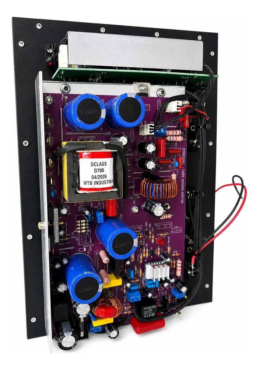 Painel Amplificador Ativador Multivias 700 Watts Rms Cor Preta Potência de saída RMS 700 W
