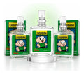 Jequiti Cebolinha Kids' Cologne Set with three 25ml bottles, featuring colorful packaging and playful design for children.