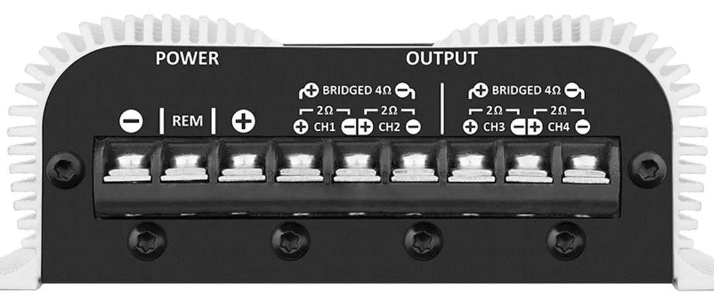 Modulo Taramps Ts400 X4 400w Rms Cabo 5m 2 Cabos Y Rca Kx3 Cor Preto