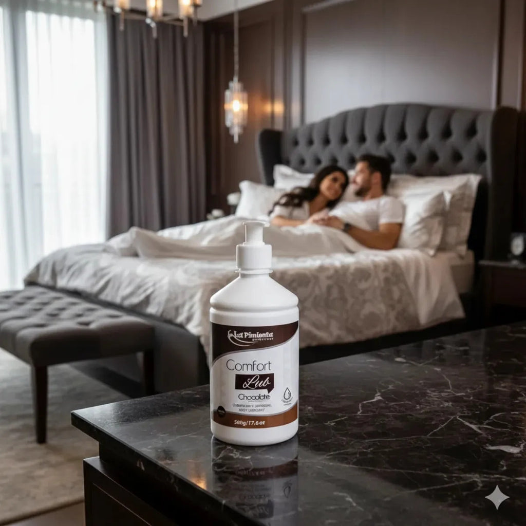 Lubrificante Base Água Beijável Comfort Lub La Pimienta 500g Chocolate