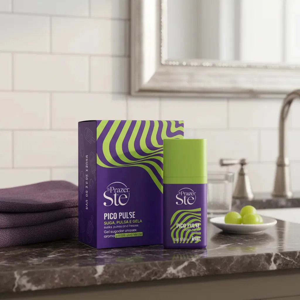Pico Pulse Gel Líquido Intt - Picolé Uva Verde