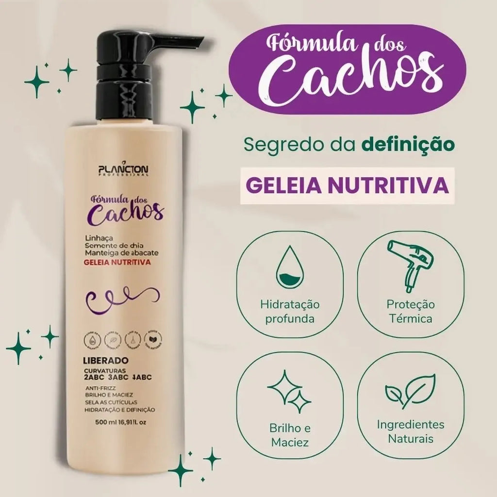 Mascara Geléia Nutritiva Plancton Finalização Sem Ressecar