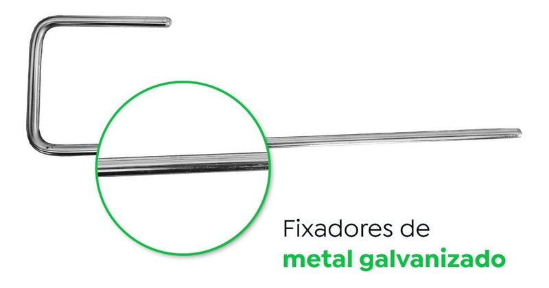 Kit Beach Tennis Orange - Pro 4-Strip Net + Marking Tape