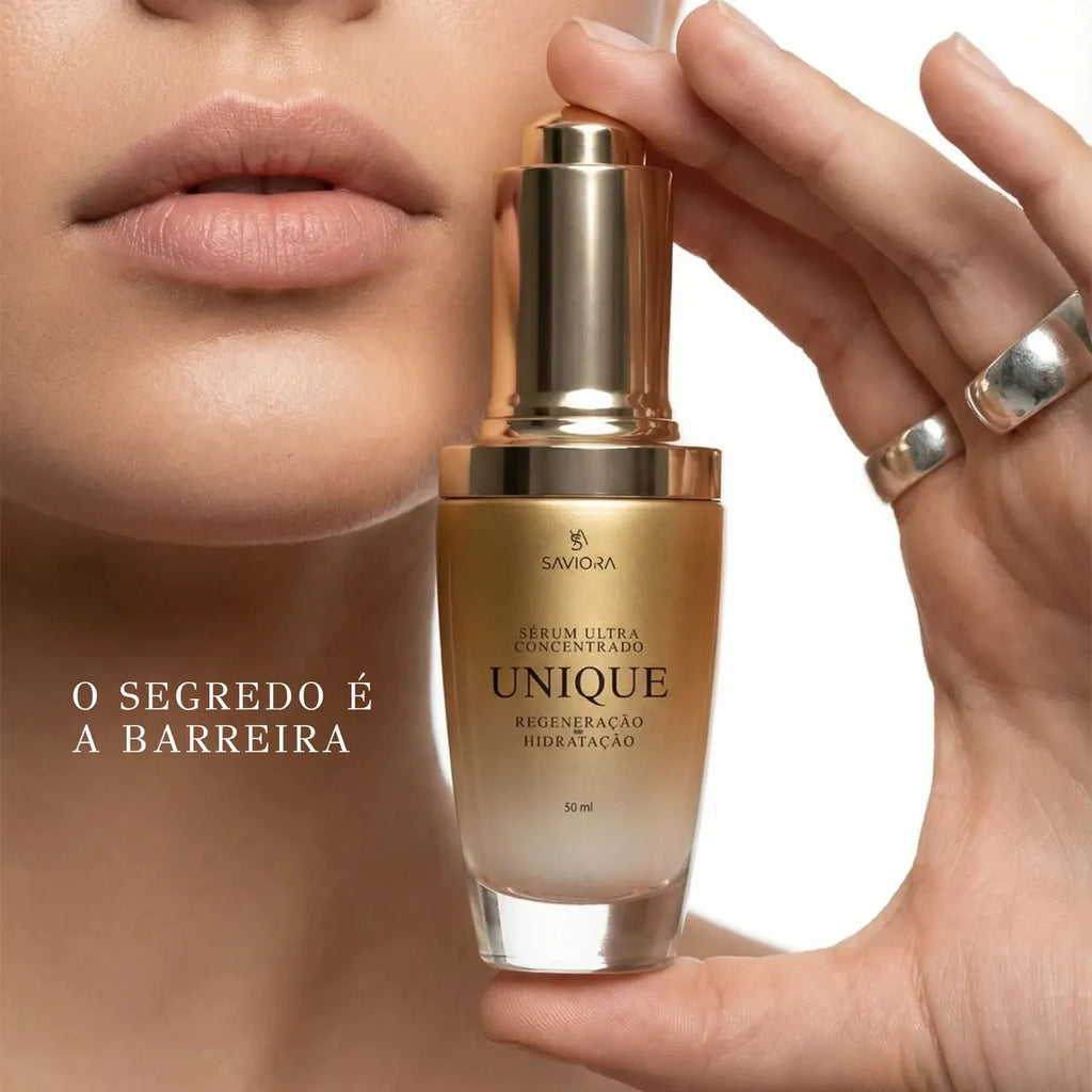 Sérum Facial Unique Reconstrutor Barreira Cutânea 10% Centella Peptídeos Niacinamida Ácido Hialurônico 30ml Saviora