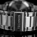 Relógio Masculino Technos Inoxidável Prateado Analógico Resistente Água
