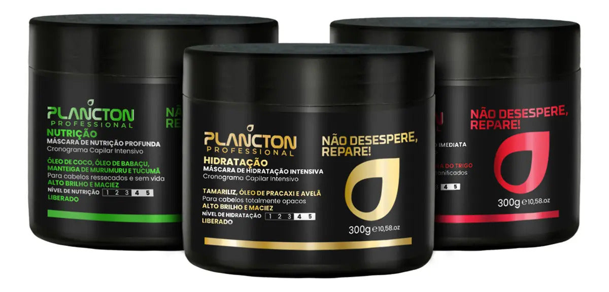 Máscara Plancton Não Desespere, Repare! nutrição 300g