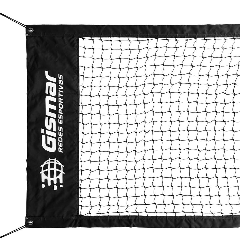 Kit Beach Tennis Black - Pro 4-Strip Net + Marking Tape