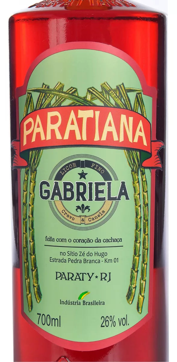 Kit 2 Gabriela Paratiana Cachaça Liqueur 2x700ml/23.66 fl.oz.