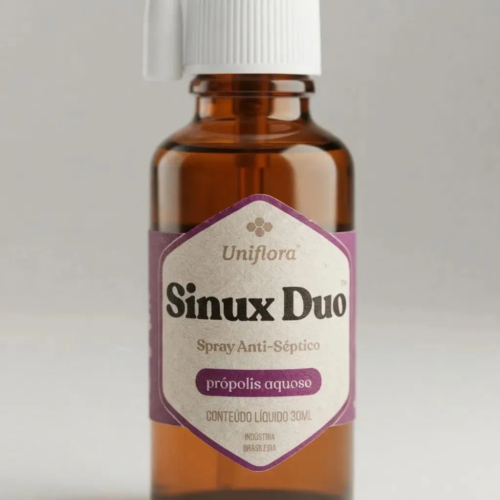 Sinux Duo Spray Nasal Com Própolis Verde 30ml - Uniflora