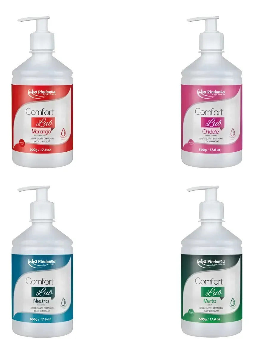 Lubrificante Neutro 500g Homem Mulher Casal Amor + Conforto Sabor Chiclete