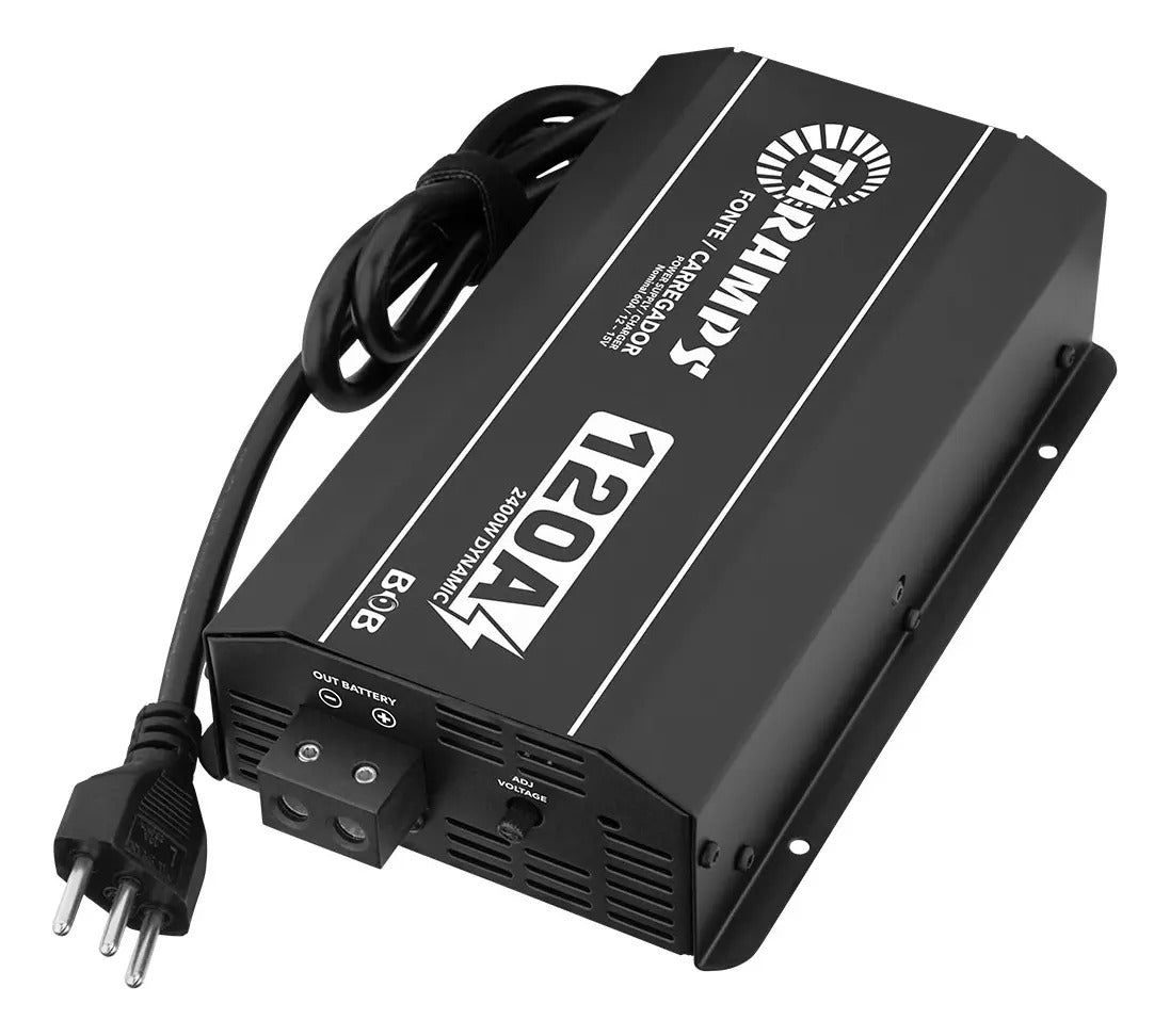 Fonte Taramps BOB 120A para Som Automotivo e Caixa Bob Bivolt
