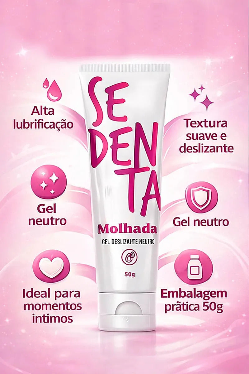 Gel Lubrificante Prazer Anal Vaginal Sedenta Molhada Beijavel Comestivel Intimo Deslizante Inove Hair Unissex Homem Mulher Facilitador Penetracao Lubrificacao Prolongada Feminino Conforto Sensacao