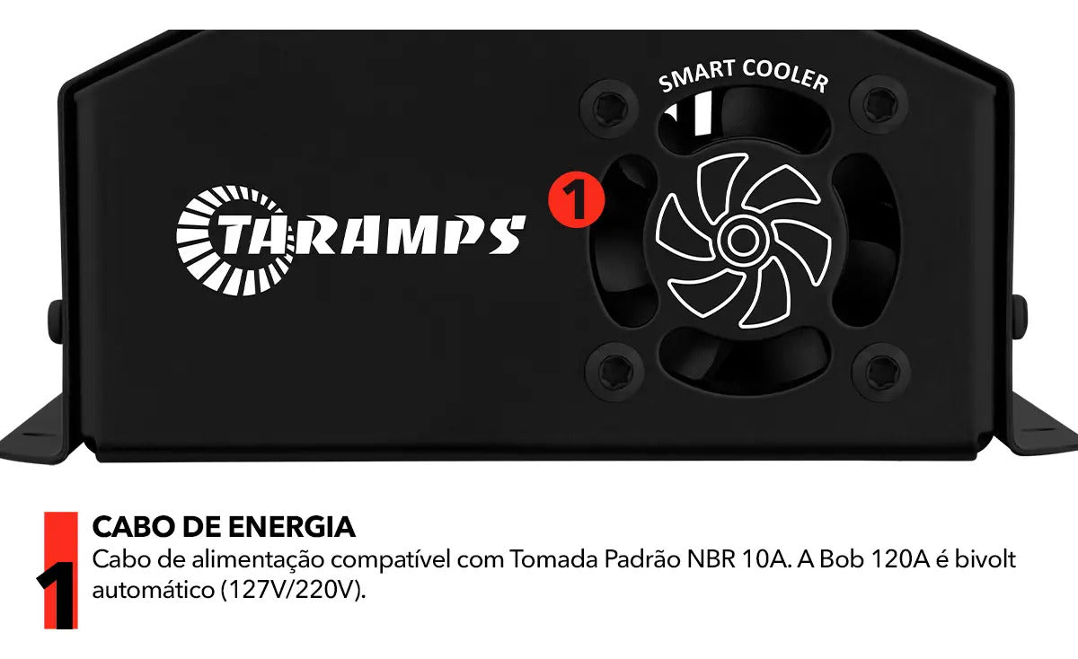 Taramps BOB 60A Car Audio Power Supply & Charger