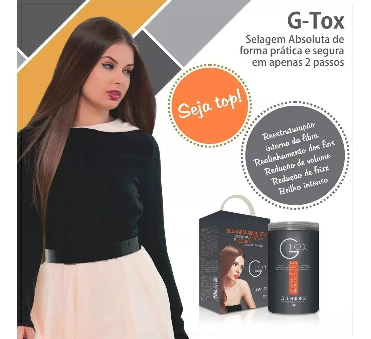 Gllendex G-Tox Selagem Absoluta Hair Treatment 1kg
