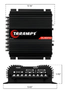 Taramps TS400X4 Black Amplifier Module 400 Watts RMS Digital  4 Channels 2 Ohms Stereo Audio Wire and RCA Input Power for Car Motorcycle Truck Automotive Sound