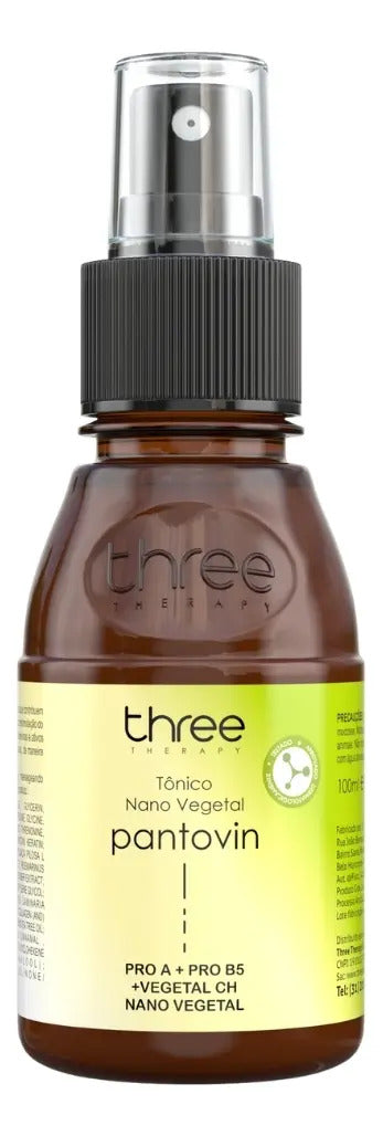Pantovin Tônico Antiqueda E Cresce Cabelo Acelerado Three Therapy De 100ml 100g