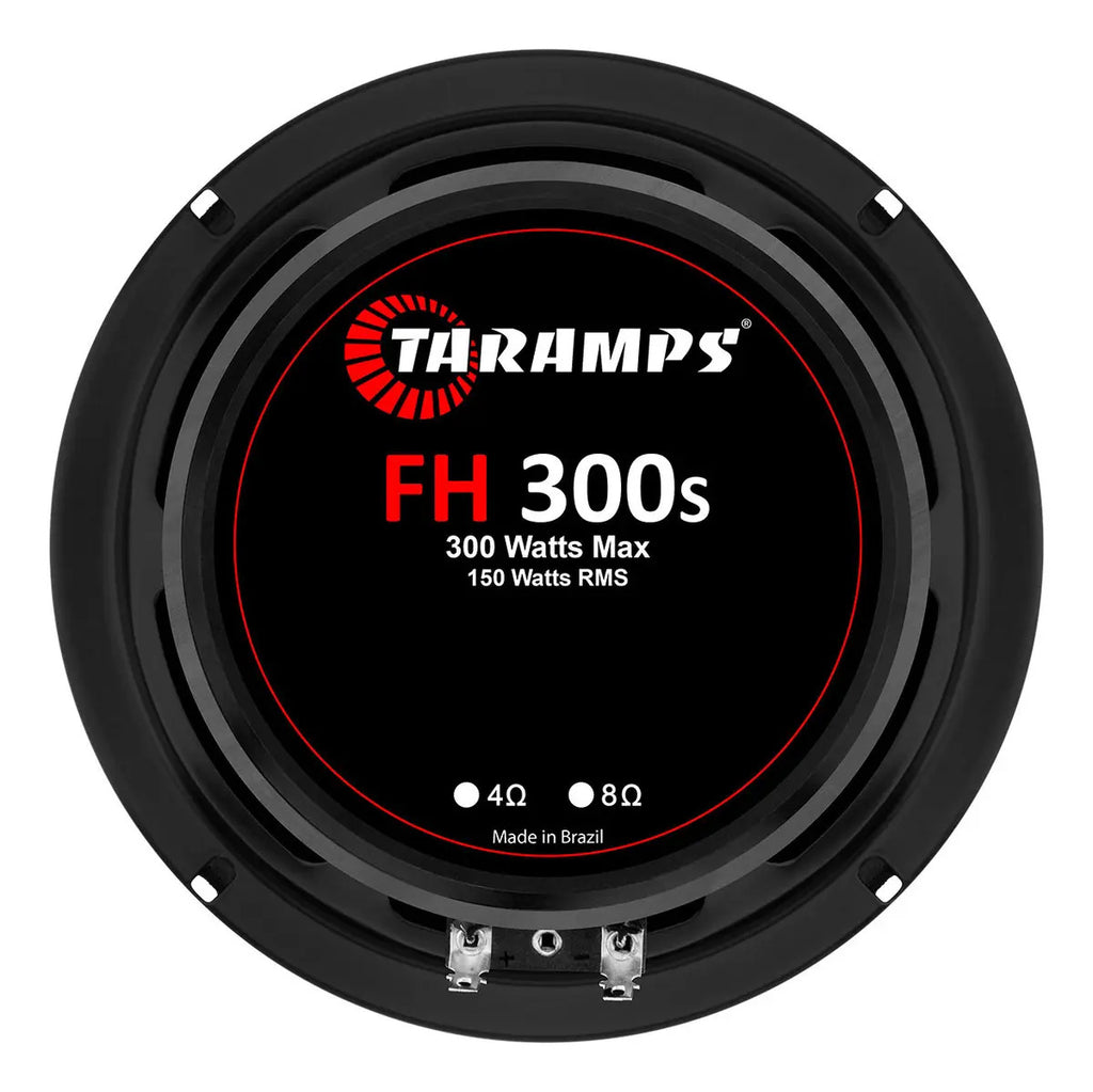 Par Alto Falantes Taramps Fh300s 6 Pol 300w Rms 4 Ohms Preto