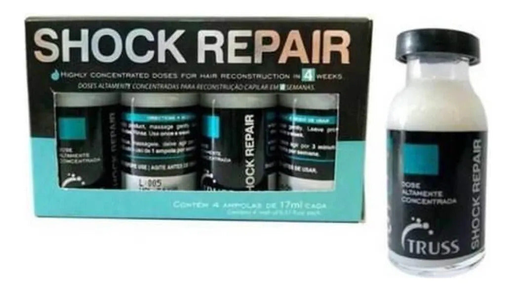 Truss Shock Repair Hair Treatment Ampoules 4 x 17 ml