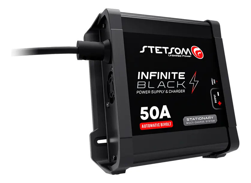 Fonte Automotiva Stetsom Infinite Black 50A Para Som Carro e Carregador de Bateria