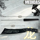 Faca Cutelo Dragão Artesanal Luxo Full Tang Rústica Ultra Afiada Aço Inox Com Bainha Churrasco Pesca Cozinha Carne Sushiman Cutelaria Coleção 12 Polegadas
