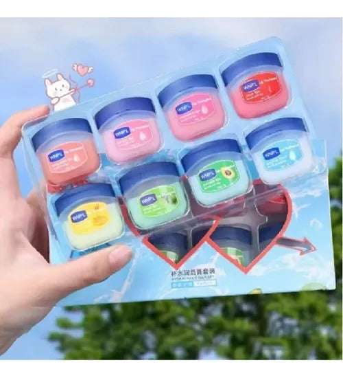 Vaseline Lip Balm Balsamo Hidratante Labial Wnpl Kit 8 Peças