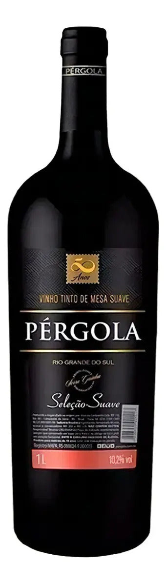 Pérgola Seleção Sweet Red Wine 1L — Brazilian Table Wine