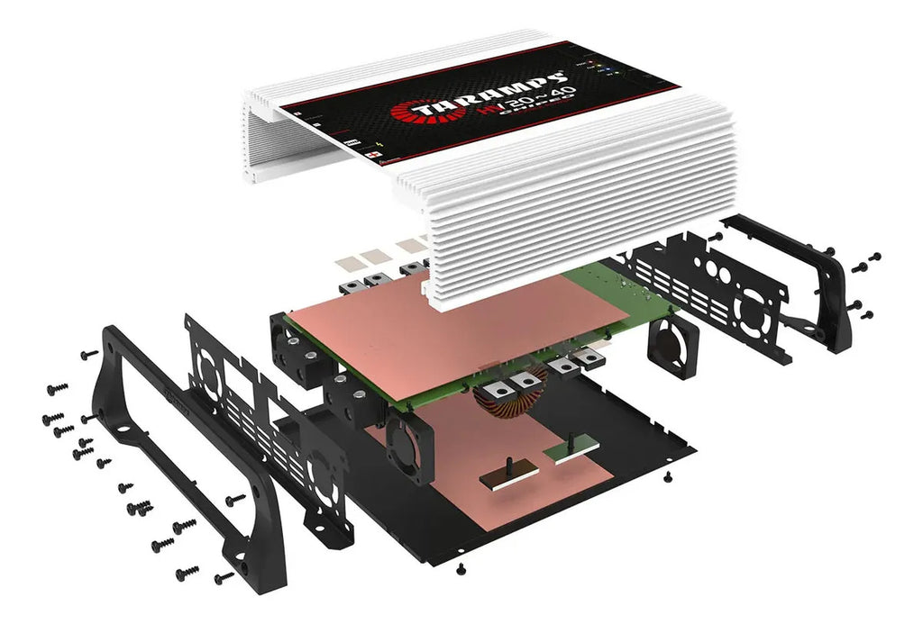 Módulo Amplificador Taramps HV 20-40 CHIPEO 40000W 1 Canal p/ Som Automotivo