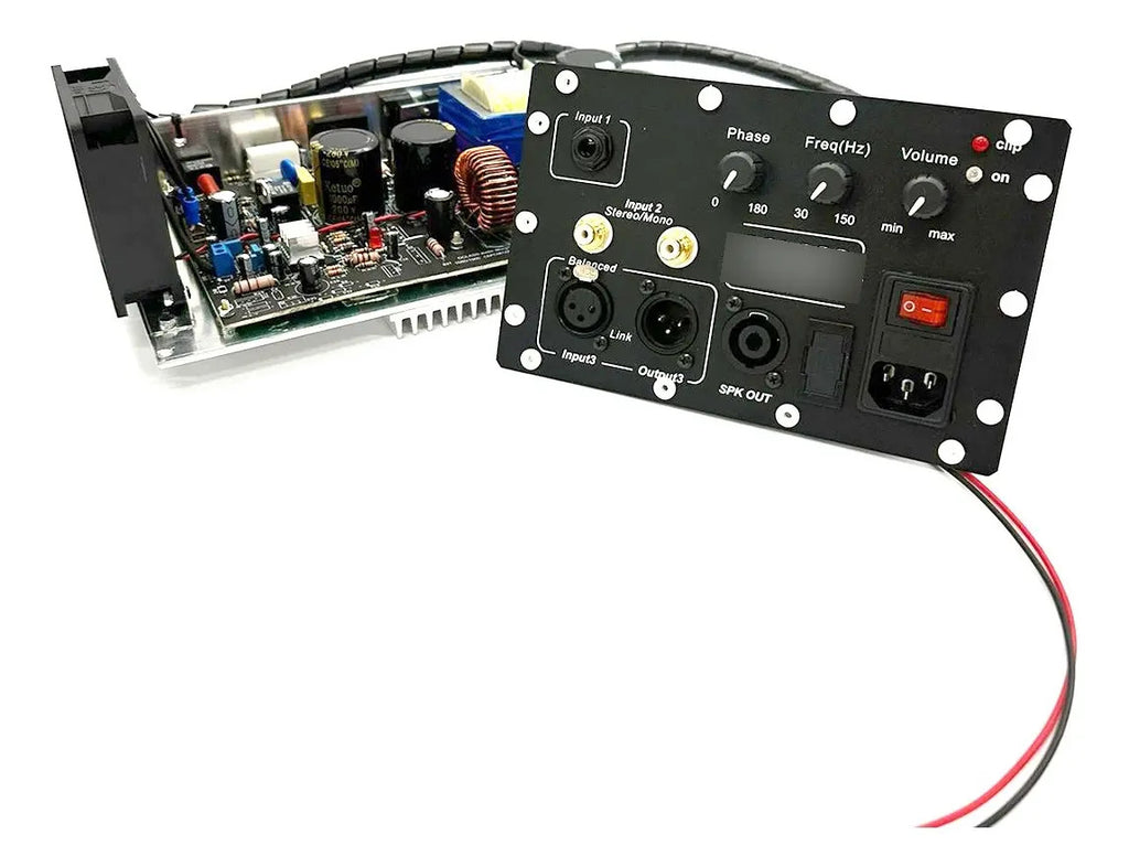 Painel Dclass Completo Ativação Caixa Sub Woofers 1500 Watts Cor Preto Potência de saída RMS 1.5 kW