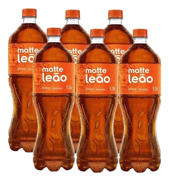 Matte Leão Natural Ready-to-Drink Mate Tea 6 x 1.5 L