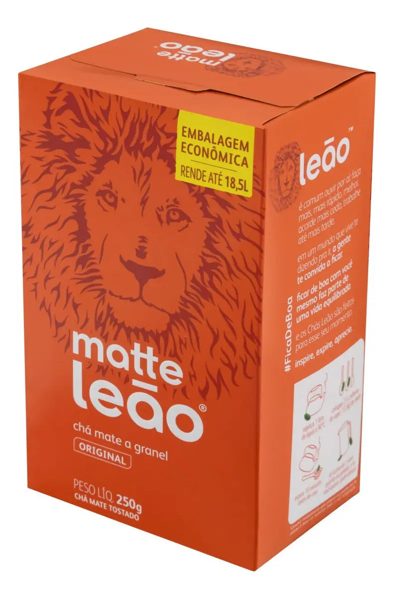 Chá Matte Leão mate original em ervas Erva Mate 250 g