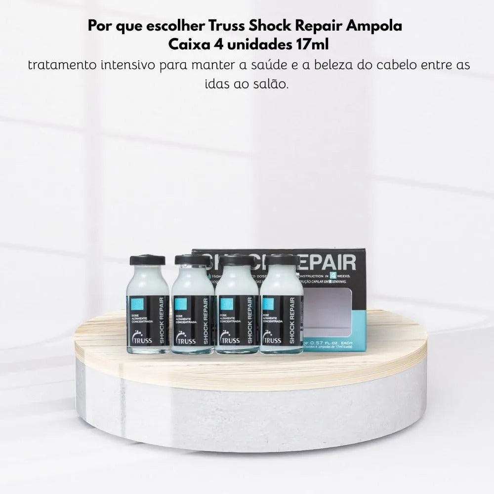 Truss Shock Repair Hair Treatment Ampoules 4 x 17 ml
