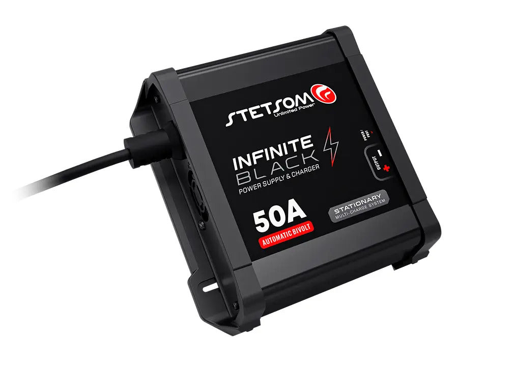 Fonte Automotiva Stetsom Infinite Black 50A Para Som Carro e Carregador de Bateria