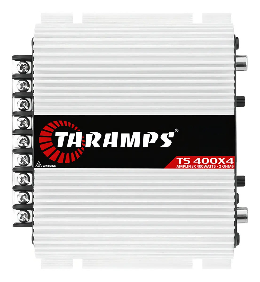 Modulo Taramps Ts400 X4 400w Rms Cabo 5m 2 Cabos Y Rca Kx3 Cor Preto