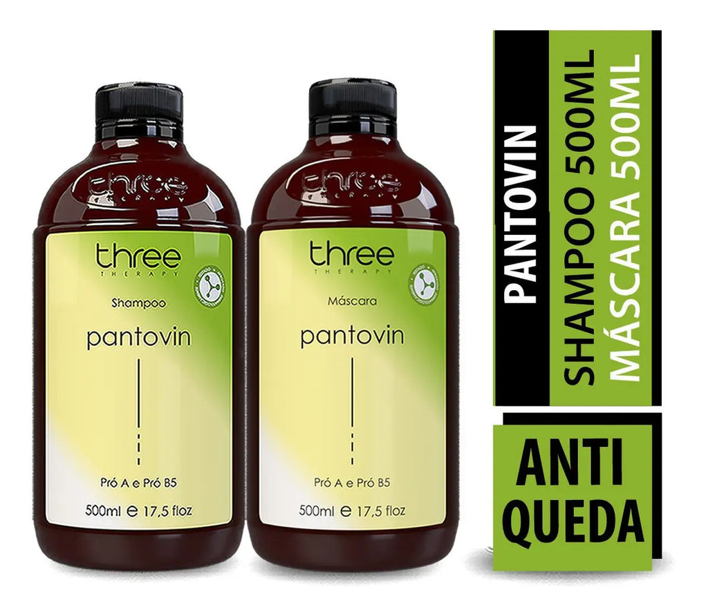 Three Therapy Pantovin Shampoo & Mask Kit 2 × 500ml