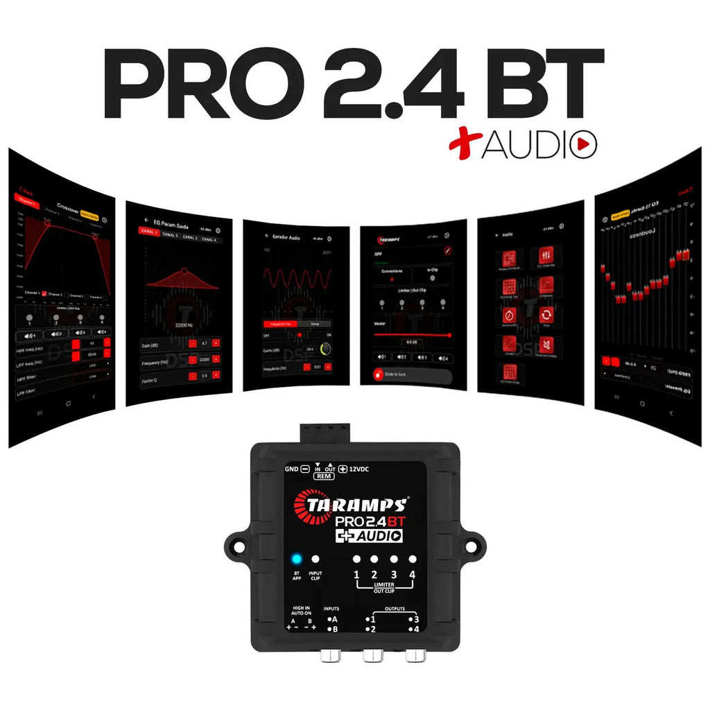 Taramps PRO 2.4BT+ Bluetooth Car Audio Processor