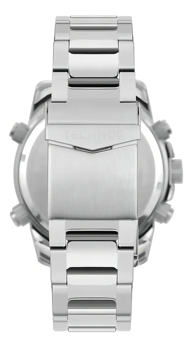 Technos Men's BJ4060AA/1A Silver Ana-Digi Watch