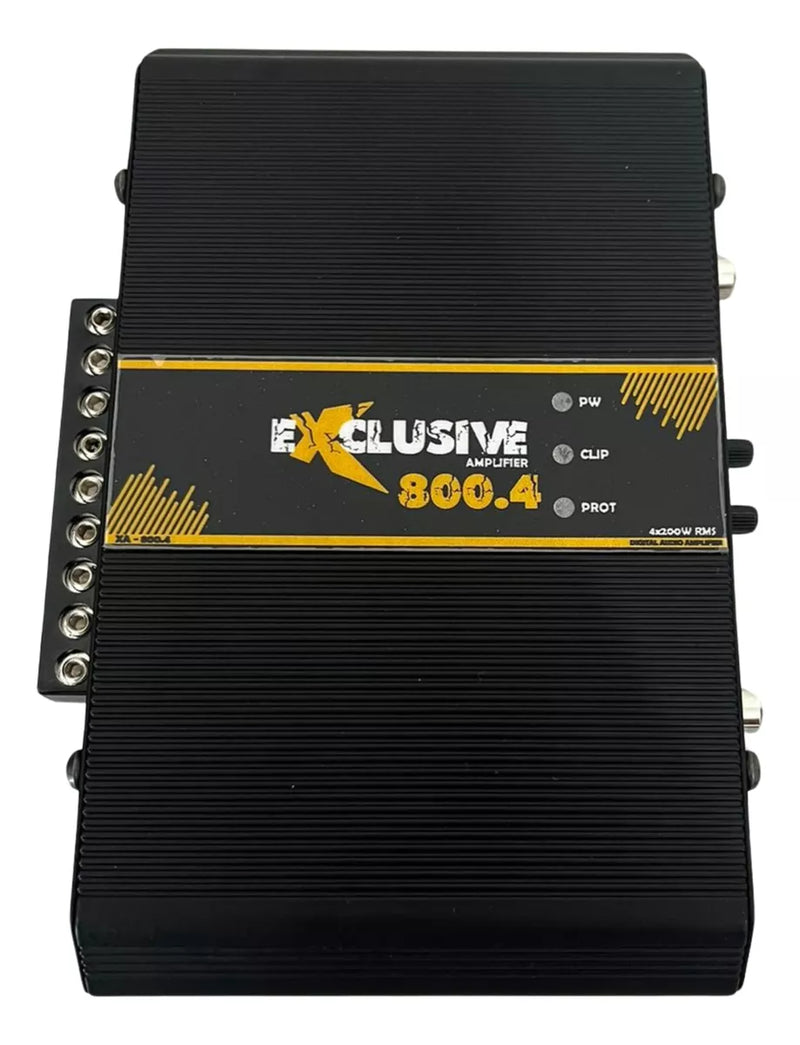 Exclusive  XA 800.4 Amplifier Sound Car 800 Watts Rms 4 Channels