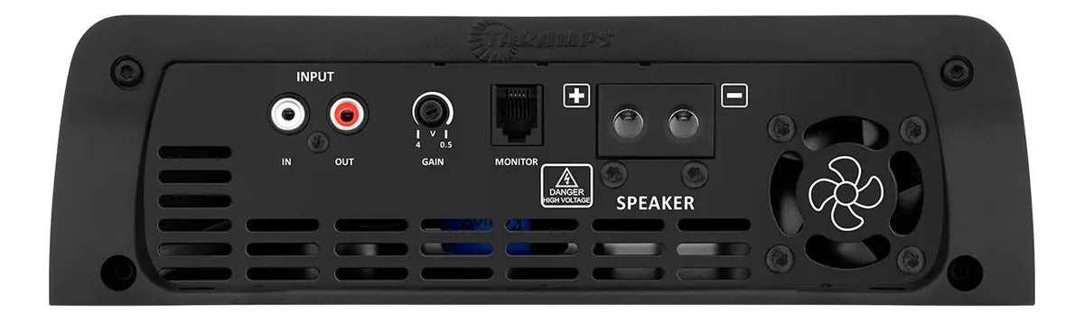 Módulo Taramps HV 3000 Chipeo Smart 3000W RMS para Som Automotivo de 1 Canal