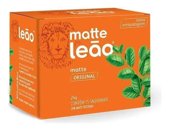 Chá Matte Leão Mate Original 15 Sachês (24g) Natural