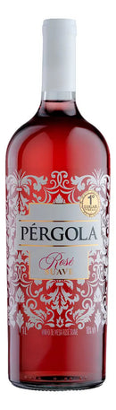 Vinho Pergola Rose Suave De Mesa Moscato Bordô Garrafa 1 Lt