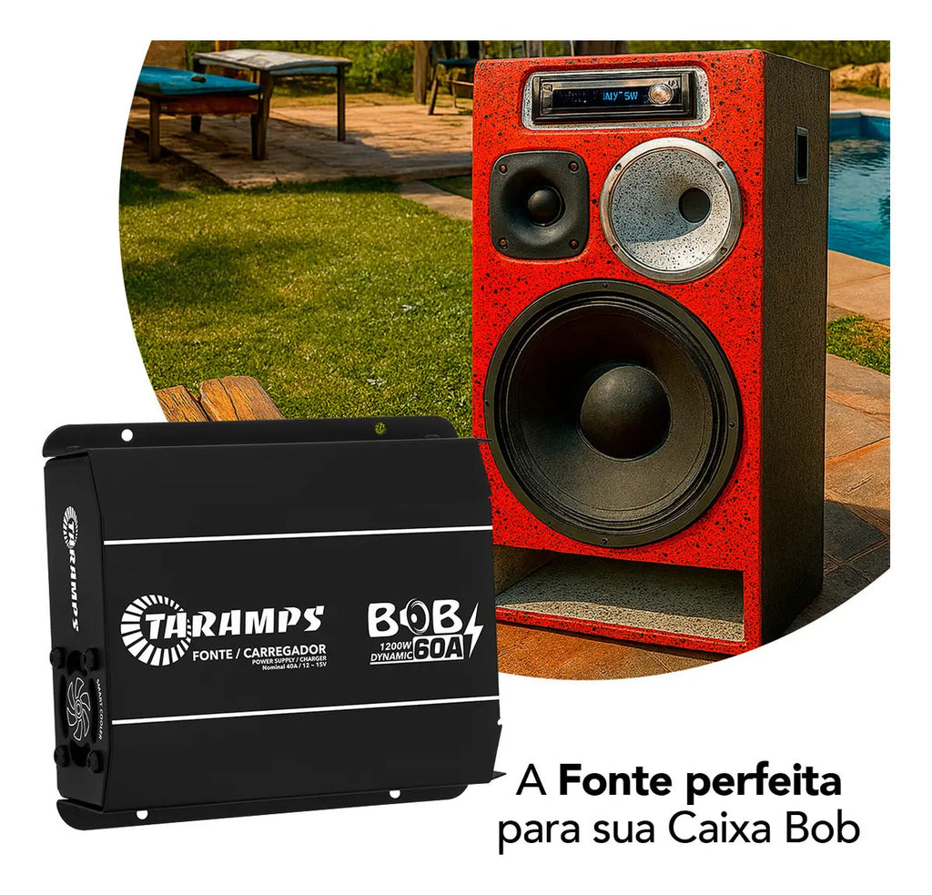 Taramps BOB 60A Car Audio Power Supply & Charger