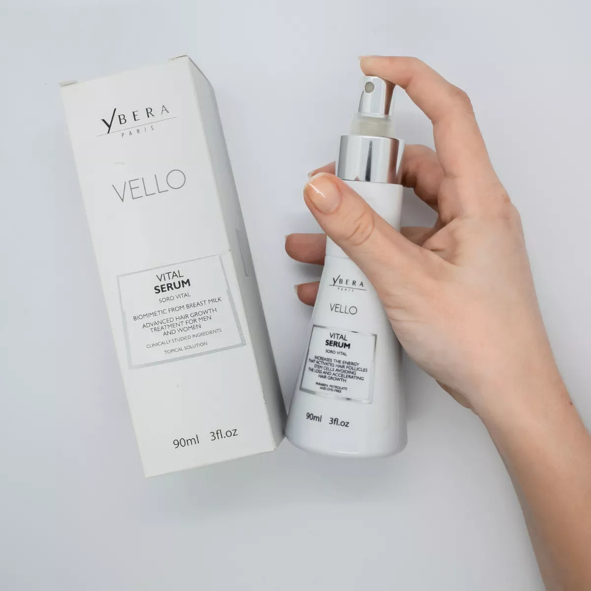 Ybera Paris Vello Serum Soro Vital 90ml/3.04 fl.oz.
