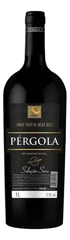 Pérgola Seleção Dry Red Wine 1L — Serra Gaúcha Brazil