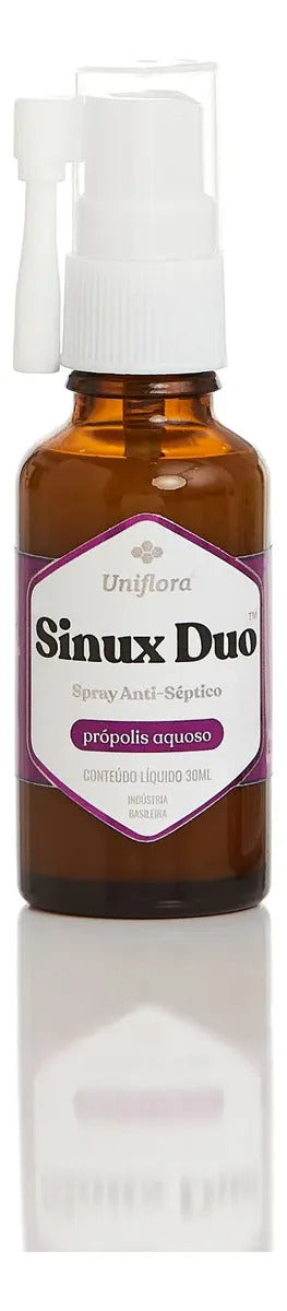 Sinux Duo Spray Nasal Com Própolis Verde 30ml - Uniflora