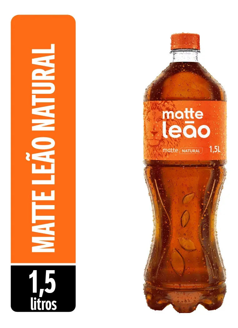 Matte Leão Natural Ready-to-Drink Mate Tea 6 x 1.5 L