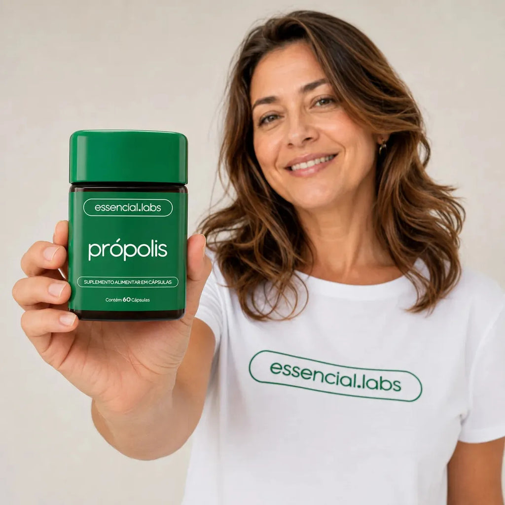 PRÓPOLIS VERDE com 1000mg por dose - Extrato com Máxima Absorção e Concentração - 60 Cápsulas